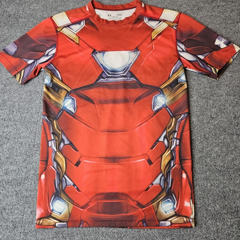 Under Armour Iron Man Compression Shirt Size Large Tony Stark